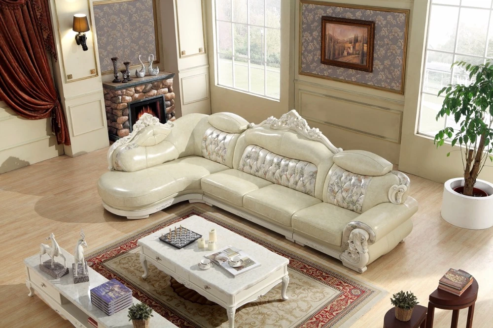 Amerikaanse Lederen Bankstel Woonkamer Sofa Gemaakt In China L Vorm Hoekbank Houten Frame Sofa Wood Frame Sofa Chinaleather Sofa Set Aliexpress