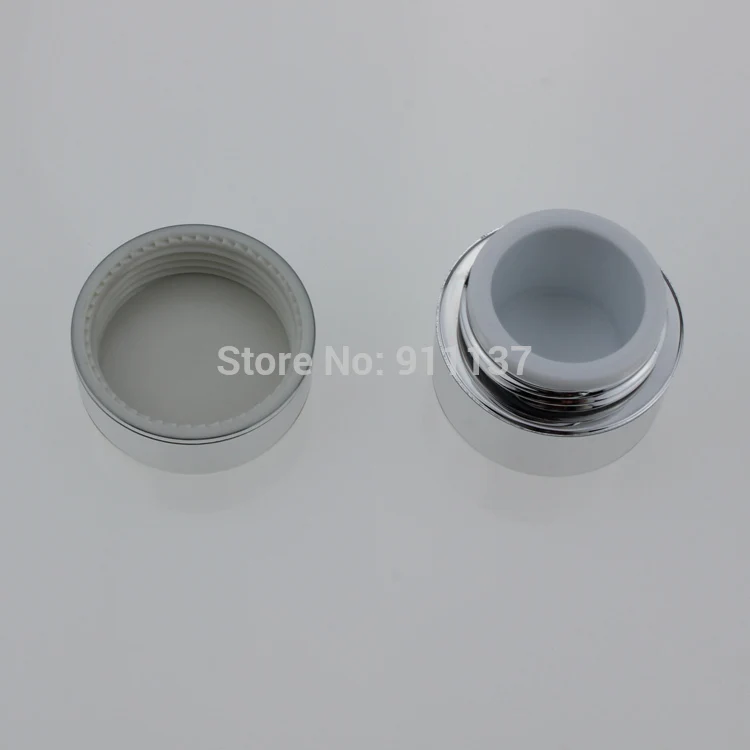 Acrílico para Unha Embalagens de Cosméticos com Tampa de Plástico Frascos com Tampas de Plástico Sliver Polonês Pequenas Pequenos 3000 Pcs 5g Jar 2 Cheap Garrafas reutilizáveis