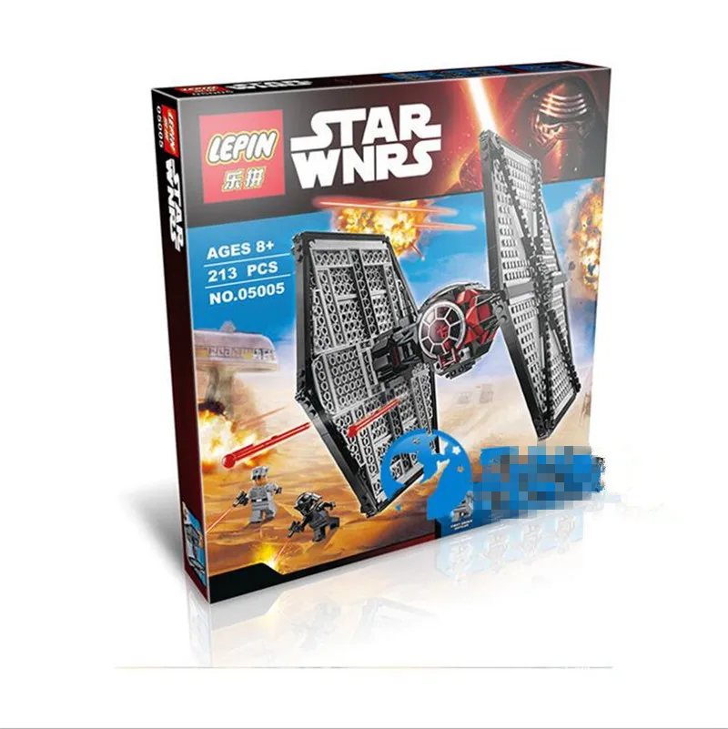 

Lepin 05005 First order Special Forces TIE Fighter Star Wars Minifigure Building Block 213Pcs Bricks Toys With Kids Toys P108