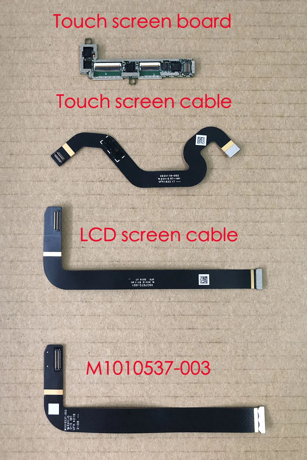 

Cable For Microsoft Surface Pro4 1724 Touch LCD Flex Cable Connectors Small Board X934118-002 X937072-001 M1010537-003