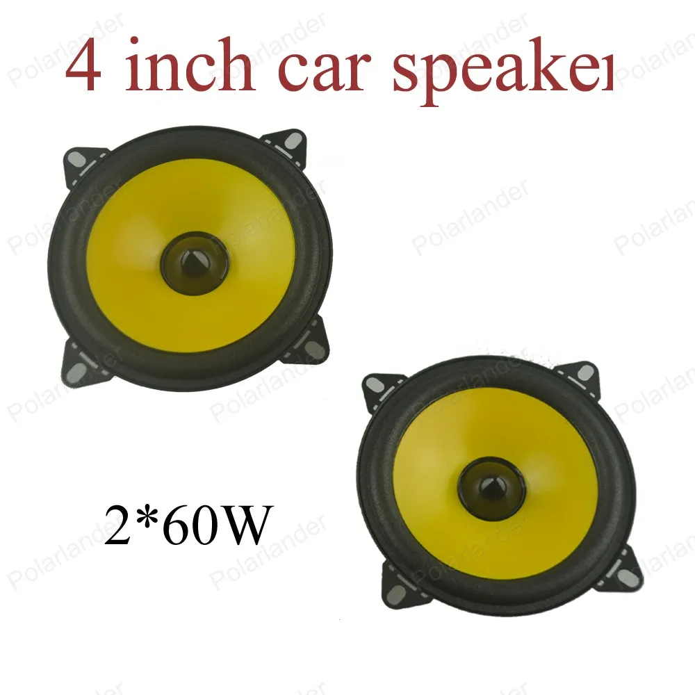 Full range 2x60W car speaker a pair car audio stereo speaker 4 inch