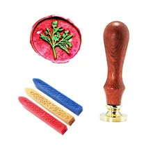 Лист растение природа индивидуальная восковая печать штамп металлический Дракон ручка уплотнения воска комплект печатей Подарочный винный набор пакет свадебные приглашения