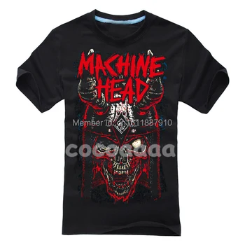 

Machine Head Rock Brand men shirt 3D High Quality new mma hot skull items fitness Hardrock heavy Dark Metal 100%Cotton