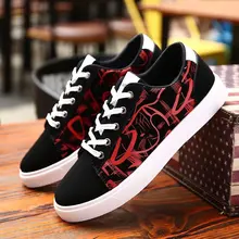 2018 New fashion All Black brand Men lace up walking shoes canvas shoes low top Male Boys casual flats sneakers Suelas shoes 2018 new fashion all black red male casual flats sneakers shoes men lace up walking shoes canvas high top shoes nn 35