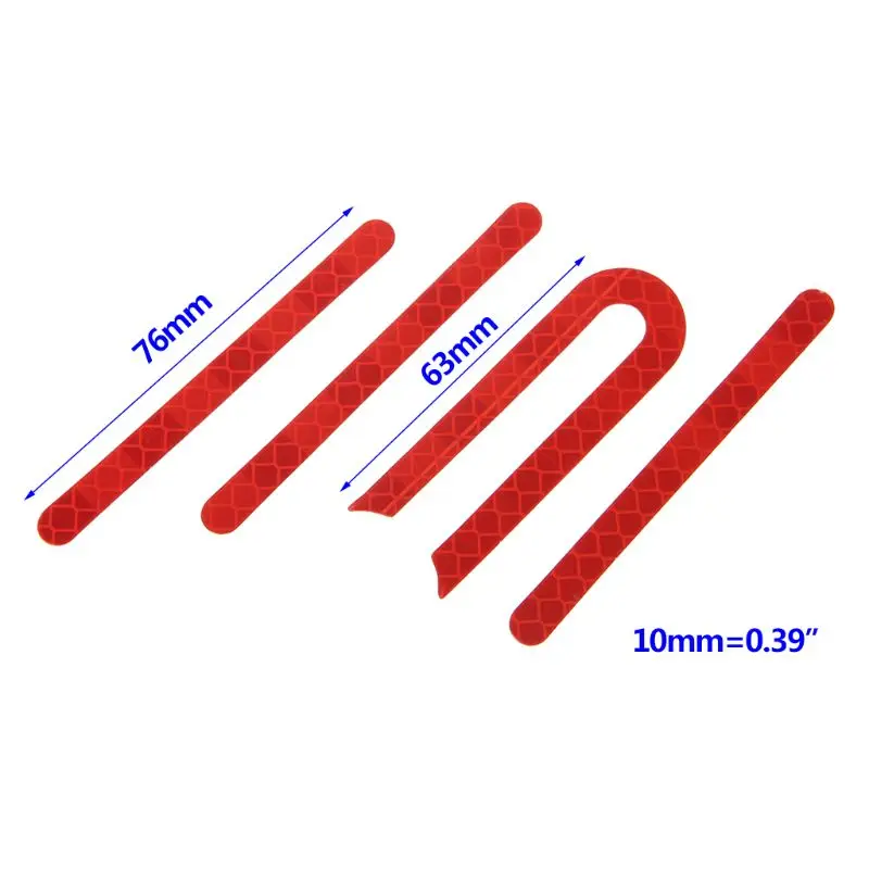 Скутер светоотражающие наклейки украшения Предупреждение Мода переднее заднее колесо защита шин Части для Xiaomi MIJIA M365 Электрический