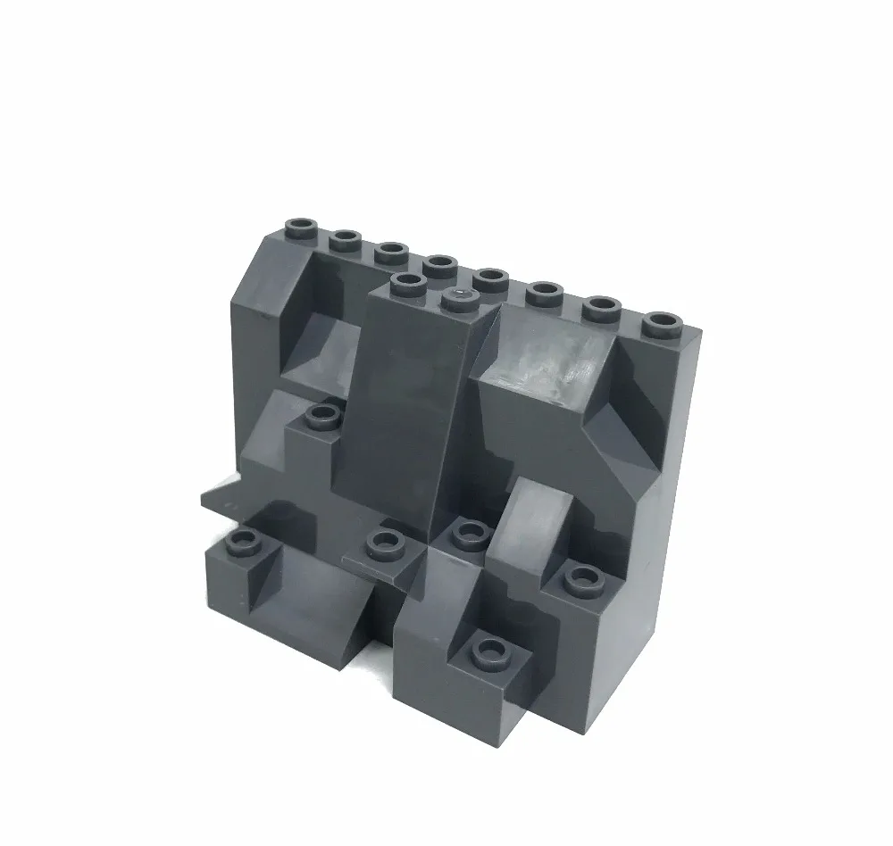 Горный кирпич 4x8x5 рок панель DIY строительный блок части Игрушки совместимы с другими брендами сборки частиц
