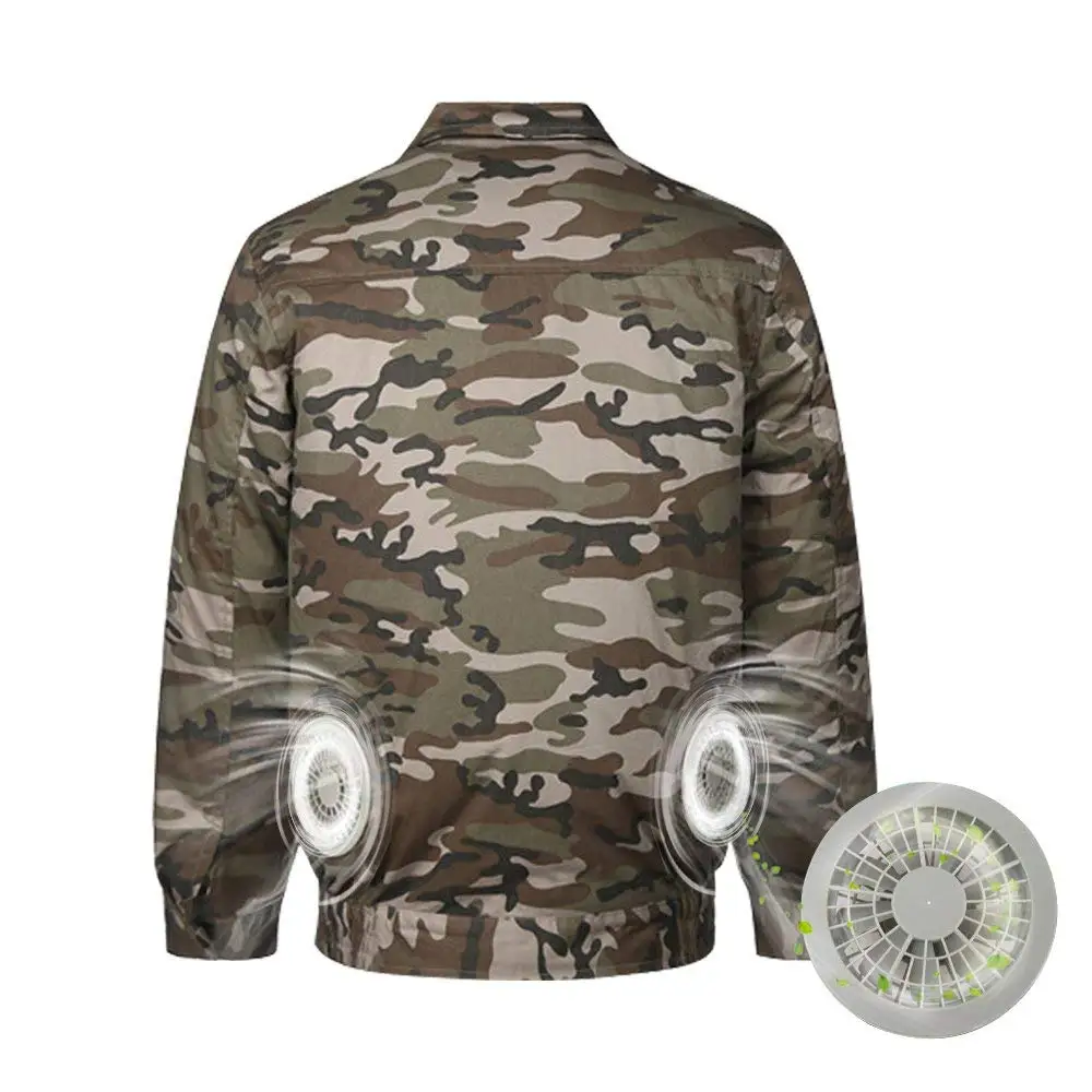 Men jacket coat summer new Air Conditioning Clothes Cooling Fan Jacket Outdoor High Temperature