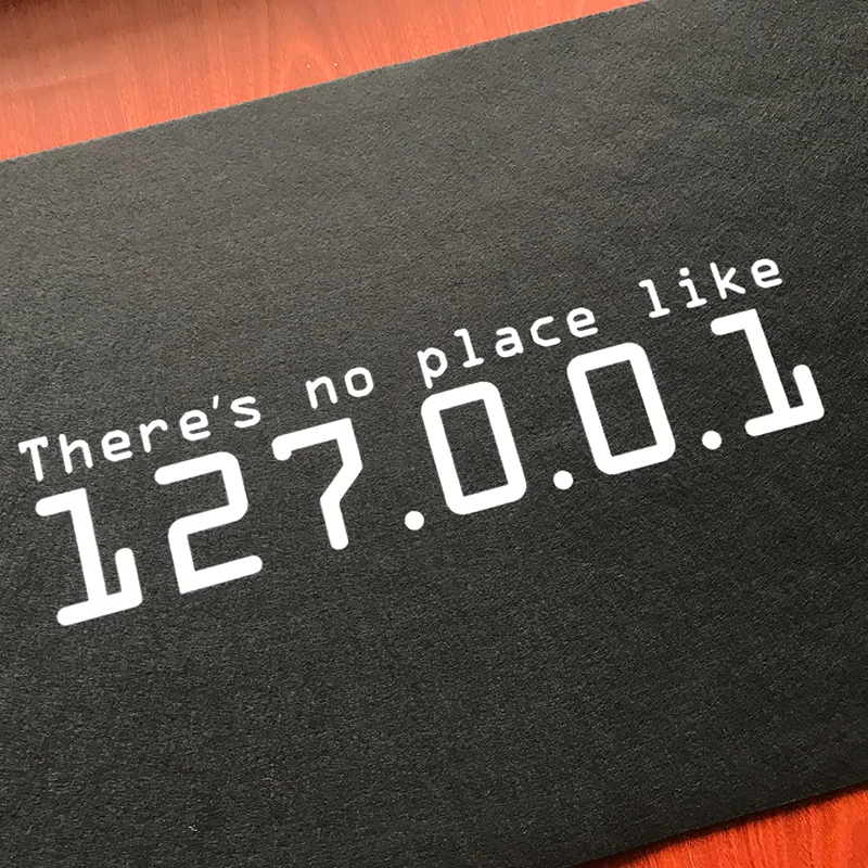 Нет места, как 127.0.0.1 смешной коврик для входной двери сети вашего дома ip-адрес коврик для ног коврики для помещений
