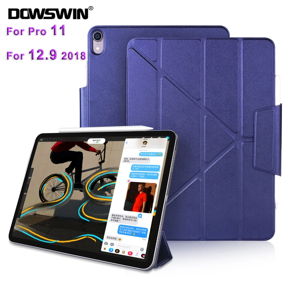 Чехол DOWSWIN для iPad Pro 11 2018 кожаный чехол 12 9 Многофункциональный магнитный New 9|Чехлы