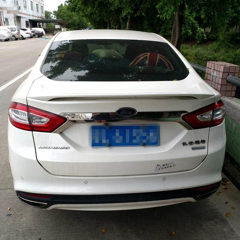 Для ford mondeo спойлер 2013- Высококачественный ABS Материал заднее крыло автомобиля праймер цвет задний спойлер для ford mondeo спойлер