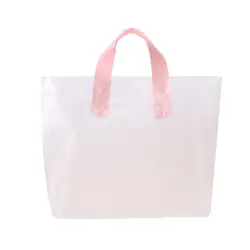 100 шт./лот Пластик сумки ручка для упаковки вечерние источники большие полиэтиленовые пакеты для магазинов для одежды Подарочный пакет с