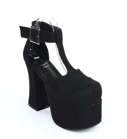 strap Angélique 33 flock Femmes Robe Lolita 47 rouge Fille Leather Pompes Talons Dame De Chaussures Cosplay Soirée Empreinte Haute Patent Mori Femme Princesse T vqUwvBr