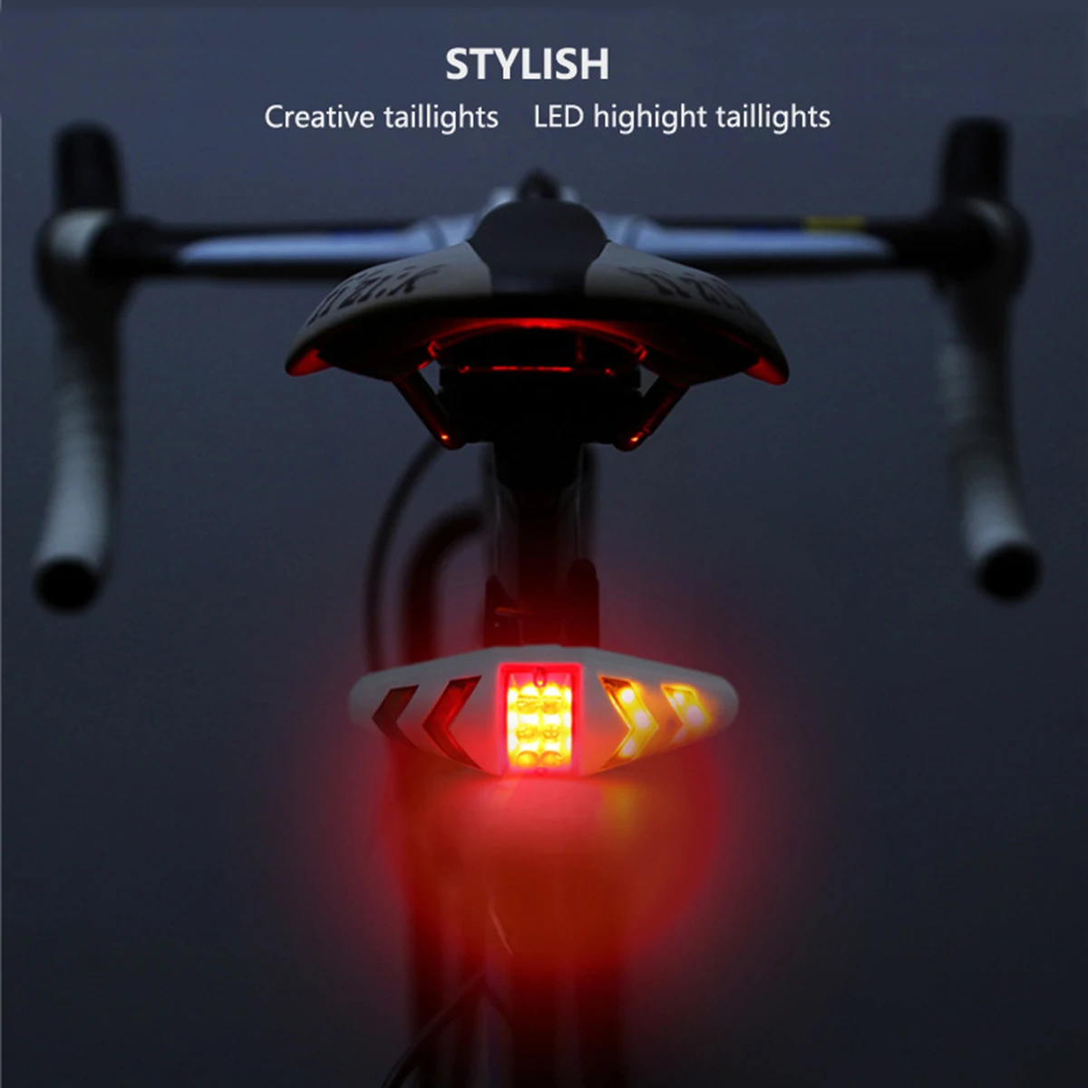 Smart Remote Control Bike Laser Light Wireless Taillight Bicycle Rear