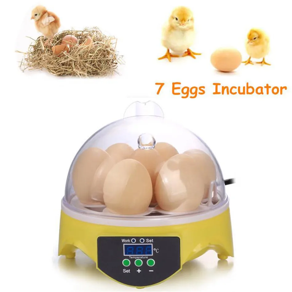 VOGVIGO 7 Digital Chicken Duck Egg Incubator Temperature Control Automatic Turning/Chicken Hatcher encubadoras para pollos