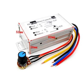 

1PCS 9V-60V 10A DC Motor Speed Regulator Pulse Width Modulator PWM Control Switch Governor Free shipping
