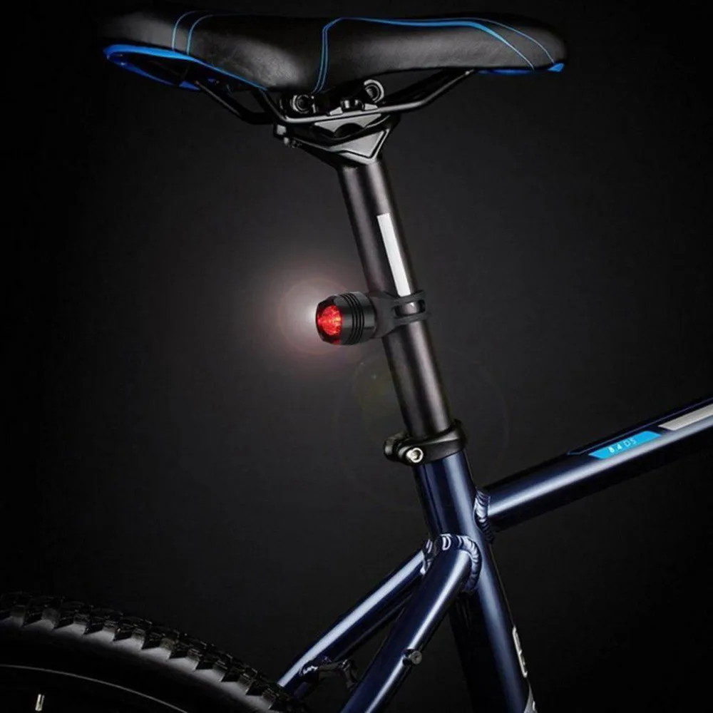BRIGHT USB Rechargeable Bike Bicycle Cycle Front LED Rear Tail Lights Kits