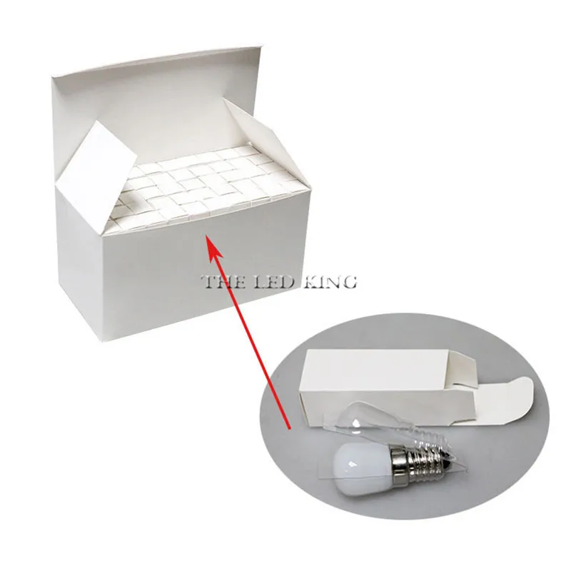 AC 220 В мини E14 E12 SMD2835 светодиодный Blub стеклянная лампа для холодильника