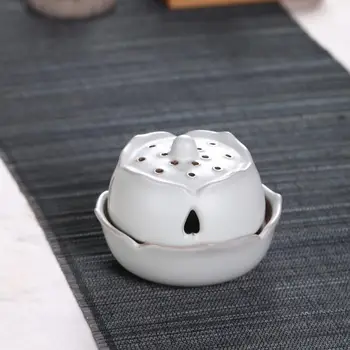 

Buddhist temple in the bedroom Incense equipment Your kiln incense coil incense burner There are your porcelain lotus furnishing