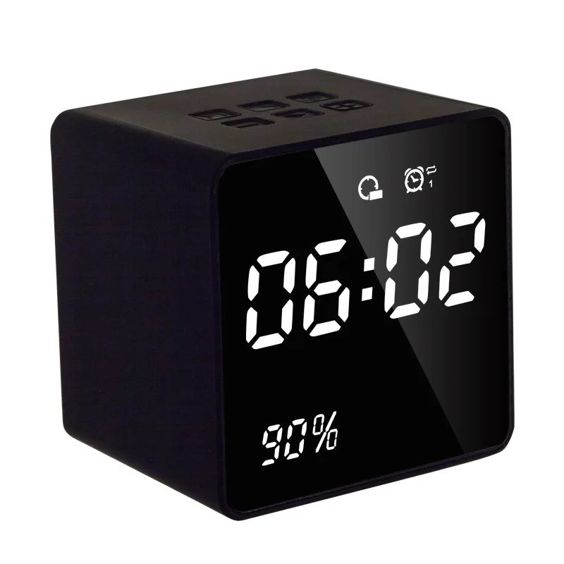 

Portable Mini Bluetooth speaker multifunctional display alarm clock Bluetooth speaker with time stereo Bluetooth speaker