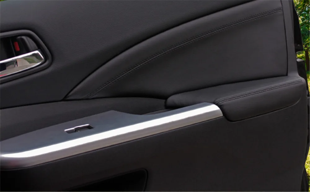 Мягкий кожаный подлокотник для автомобильной двери, панель для Honda CRV 2012 2013, внутренний подлокотник для двери CRV