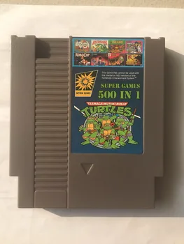 

2018 Hot Classical TOP 72 Pin 8 Bit Game Cartridge 500 In 1 For Game Console With MARIOO For Childhood Memory Retro Children