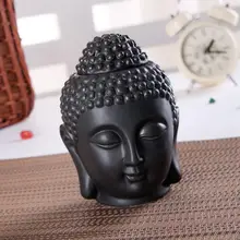 Ретро благовония горелка с Буддой голова ароматическая практичная масляная горелка чай церемония Арома горелка спальня