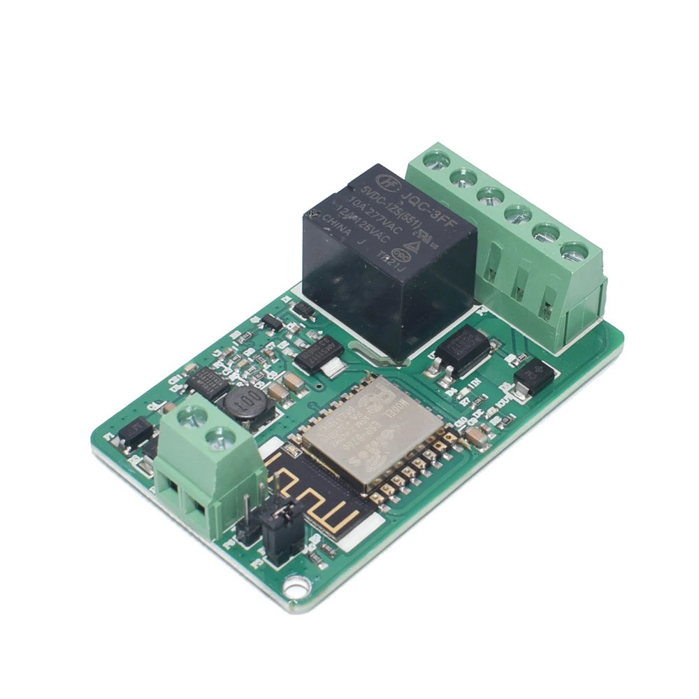 10 шт. зеленый ESP8266 10A 220 в сети реле wifi модуль вход DC 7V~ 30V модули