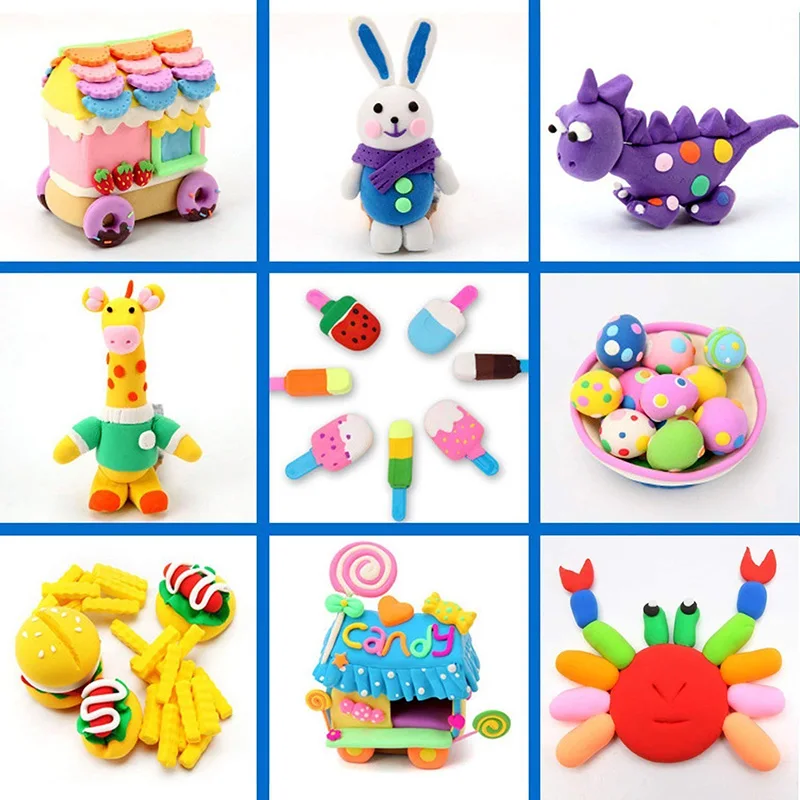 24 цвета, ручная работа, глина, глина, полимерная глина для изготовления игрушек, печь для моделирования, печь для выпечки, глиняный блок, пластилин, Детский пластилин, игрушки, фарфоровые инструменты