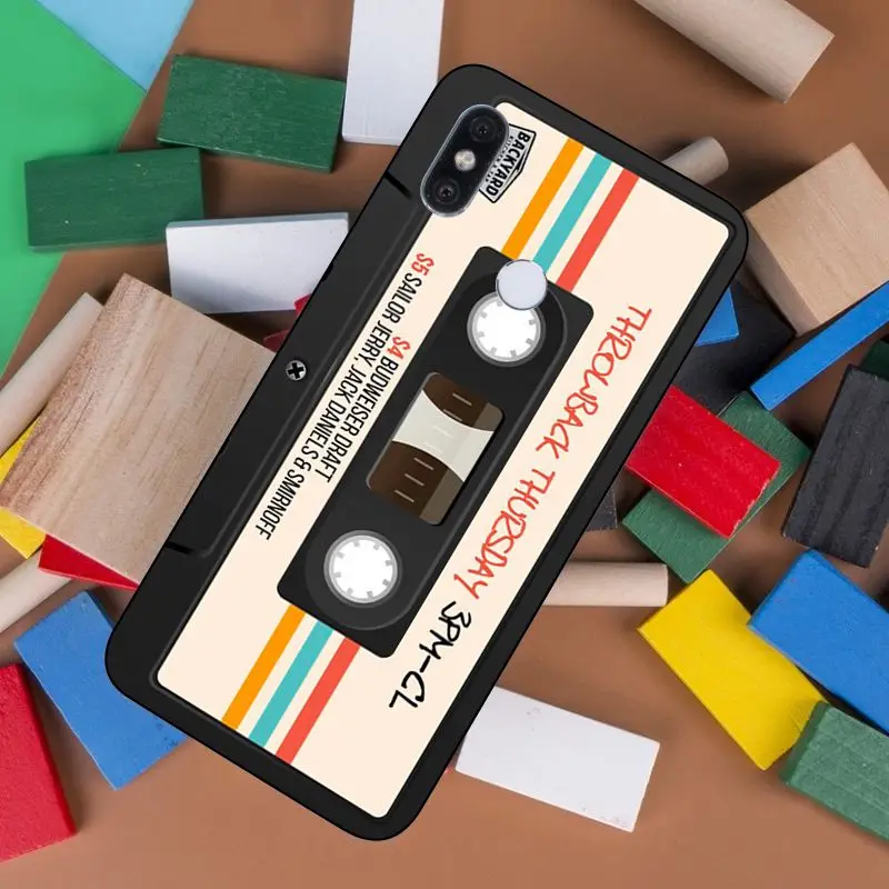 Классический ретро кассета лента DIY печать рисунок чехол для телефона Xiaomi mi6 mi8