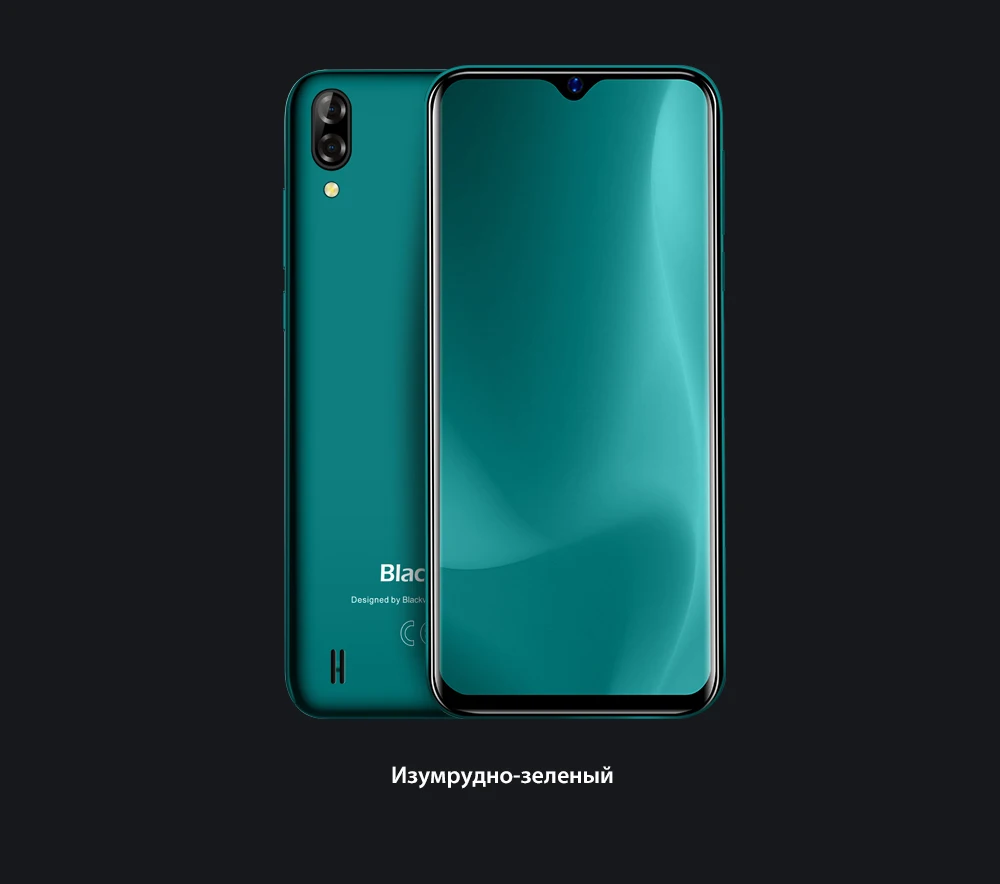 Blackview A60 смартфон 4080 мАч 1 Гб+ 16 Гб четырехъядерный Android 8,1 6,1 дюймов 19,2: 9 экран 13,0 МП Двойная камера заднего вида 3G мобильный телефон