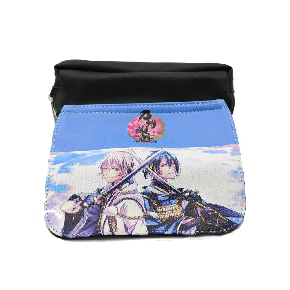 

Colorful Anime Game Touken Ranbu Online Cosmetic Bag High Quality Leather Pencil Case for Cosplay Gift