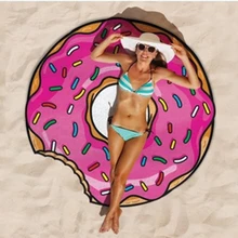 Необычный бургер/Пицца/пончик/французское пляжное полотенце Креативный дизайн серия микрофибра усовершенствованная ткань пляжный бассейн лучший партнер