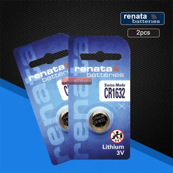 

2pc Renata lithium Battery CR1632 3V %100 original brand renata 1632 battery
