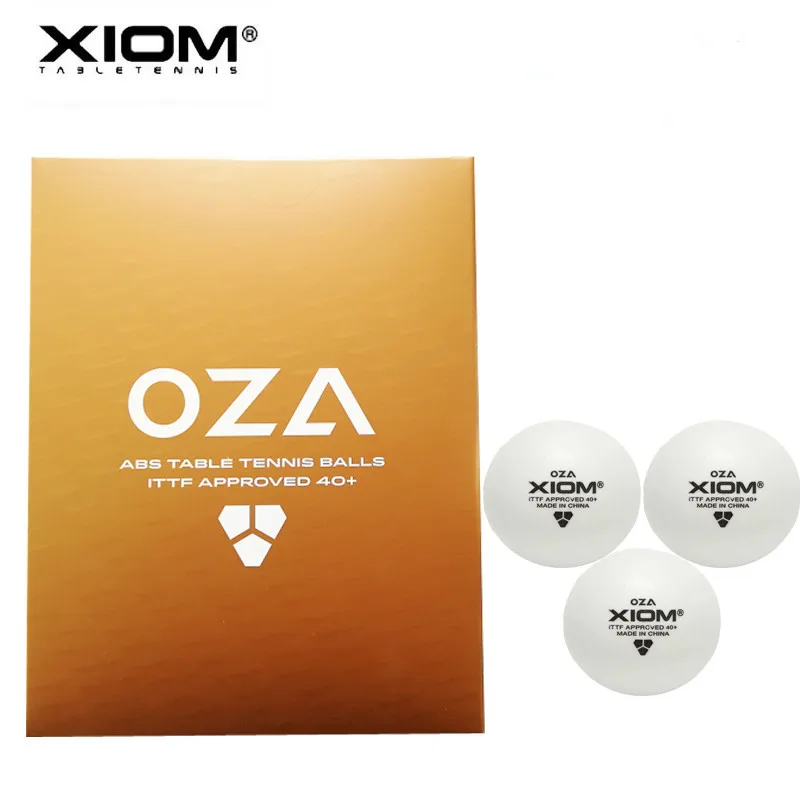 2019 XIOM новейшие 3 звездочные мячи для настольного тенниса OZA (со швом ABS 40 +)