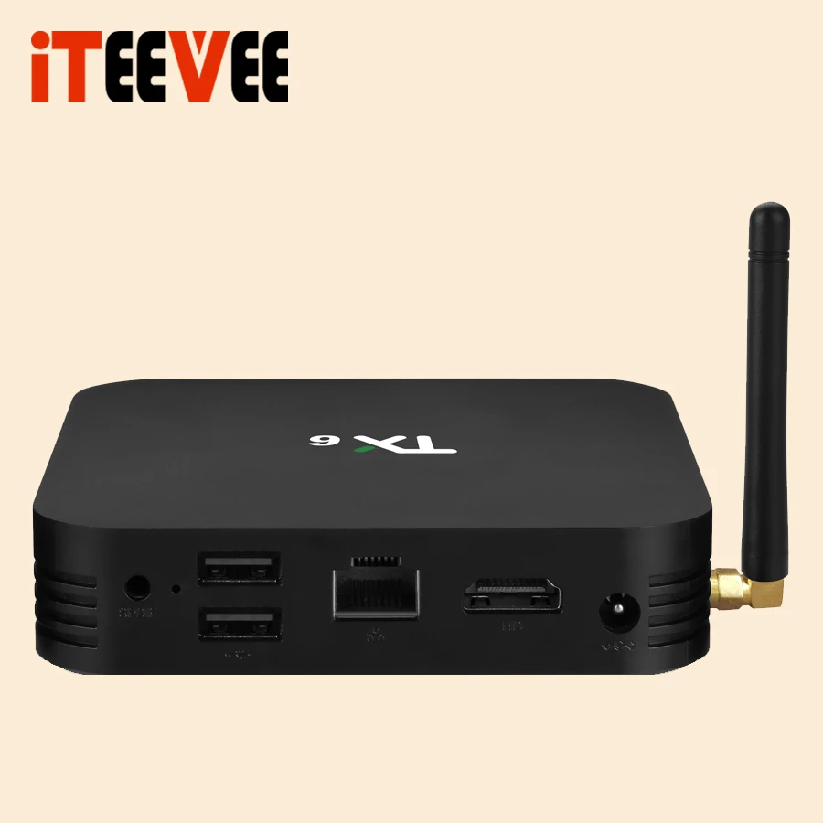 Tanix TX6 ТВ Box Allwinner H6 4 ГБ DDR3+ 32 ГБ EMMC 2,4 ГГц+ 5 ГГц Wi-Fi BT4.1 Поддержка 4 К H.265 3 шт./лот