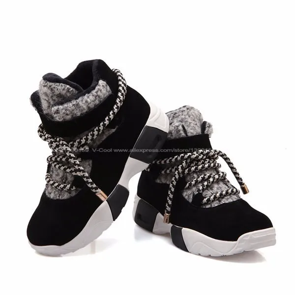 MEZEREON/Модная весенне-зимняя обувь на платформе; женские высокие кроссовки, увеличивающие рост; женская обувь на толстом каблуке; женская брендовая обувь