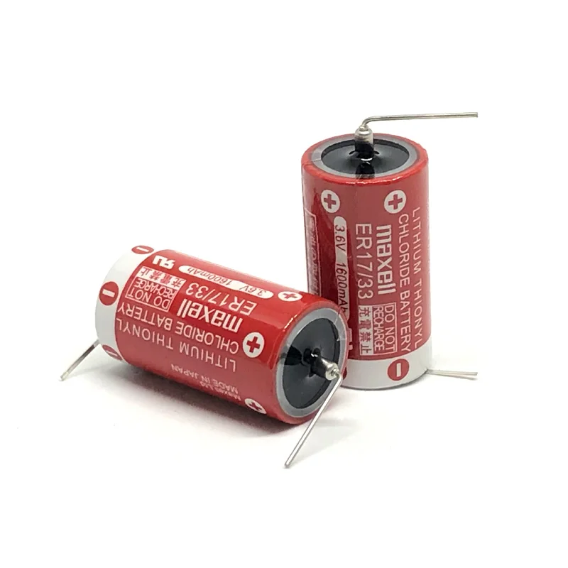 10 шт./лот, новинка,, Maxell ER17/33, 3,6 В, 1600 мАч, литиевые батареи, PLC батарея(ER17/33
