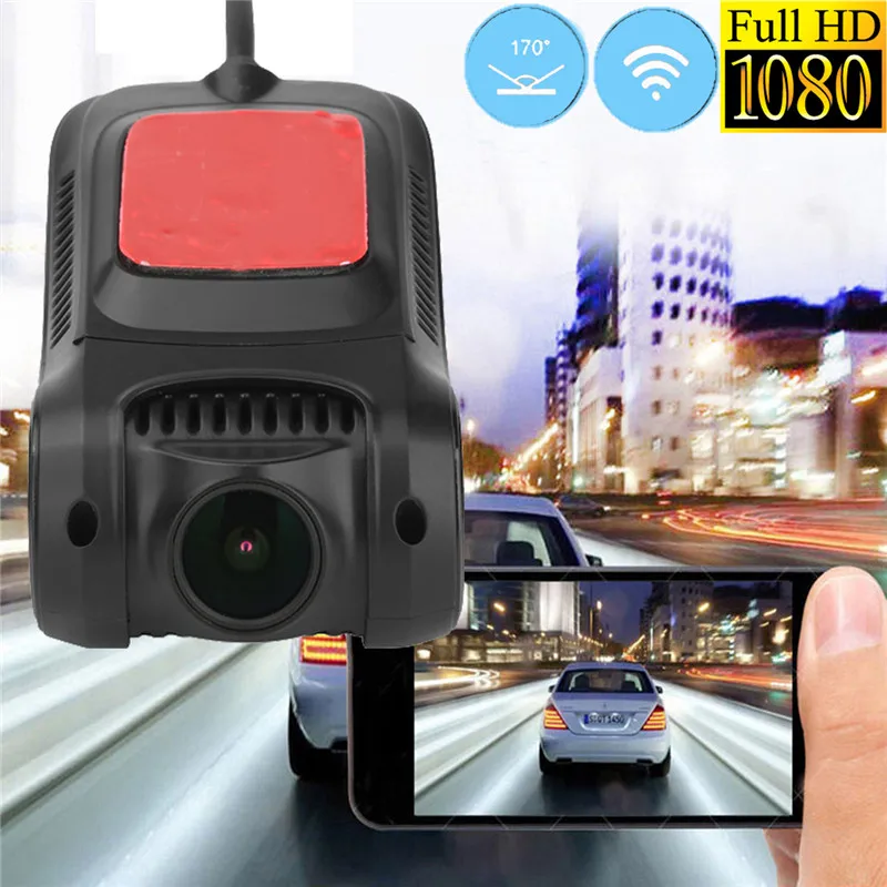 

WiFi FHD 1080P Car DVR Dashcam Camera DVR Video Recorder G-Sensor Night Vision 170 Degree Registrator Camera