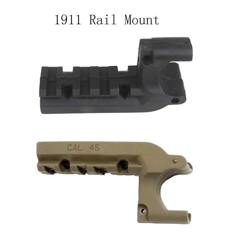 حار بيع تجلط 1911 M1911 45 مسدس 20 ملليمتر تحت جبل مسدس السكك الحديدية محول جبل PA0205 بالليزر