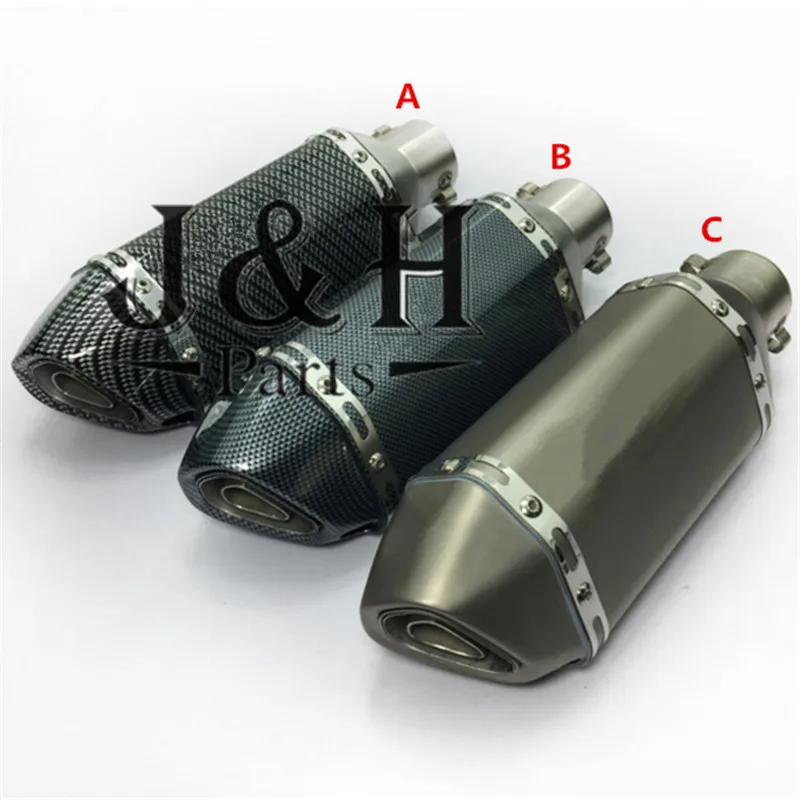 30CM off road motorcycle sports car modified hexagonal exhaust pipe