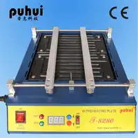 220 V または 110 220v Puhui T8280 PCB 予熱器 IR 予熱プレート T-8280 IR-予熱オーブン 0-450degree 摂氏はんだ修理