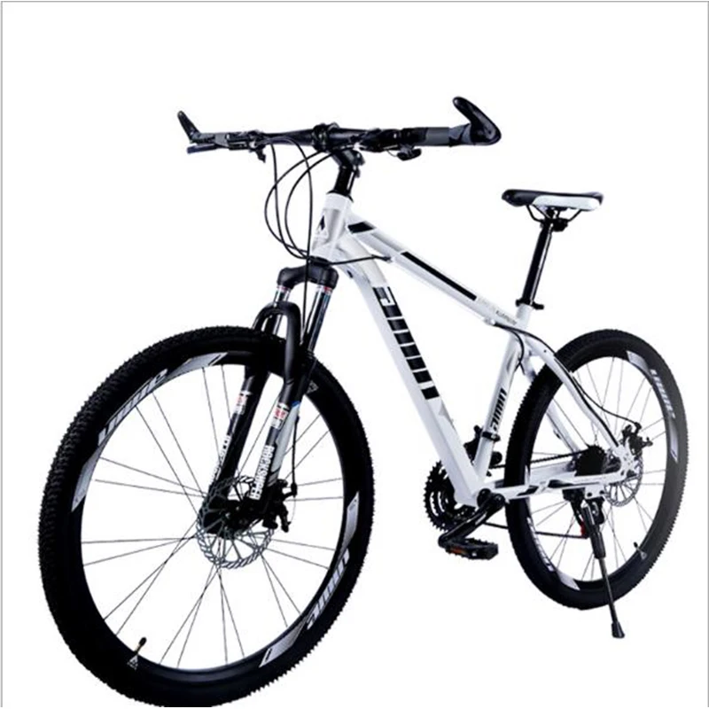 MTB handsome mountain bike 26 inch damping disc brake speed change mountain bike new double brake steel frame bicycle