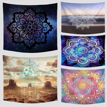 

Starry Ocean Geometric Pattern 3D Print Tapestry Bohemian Style Diamond Home Furnishing Decor Blanket Tablecloth Camping Tapiz