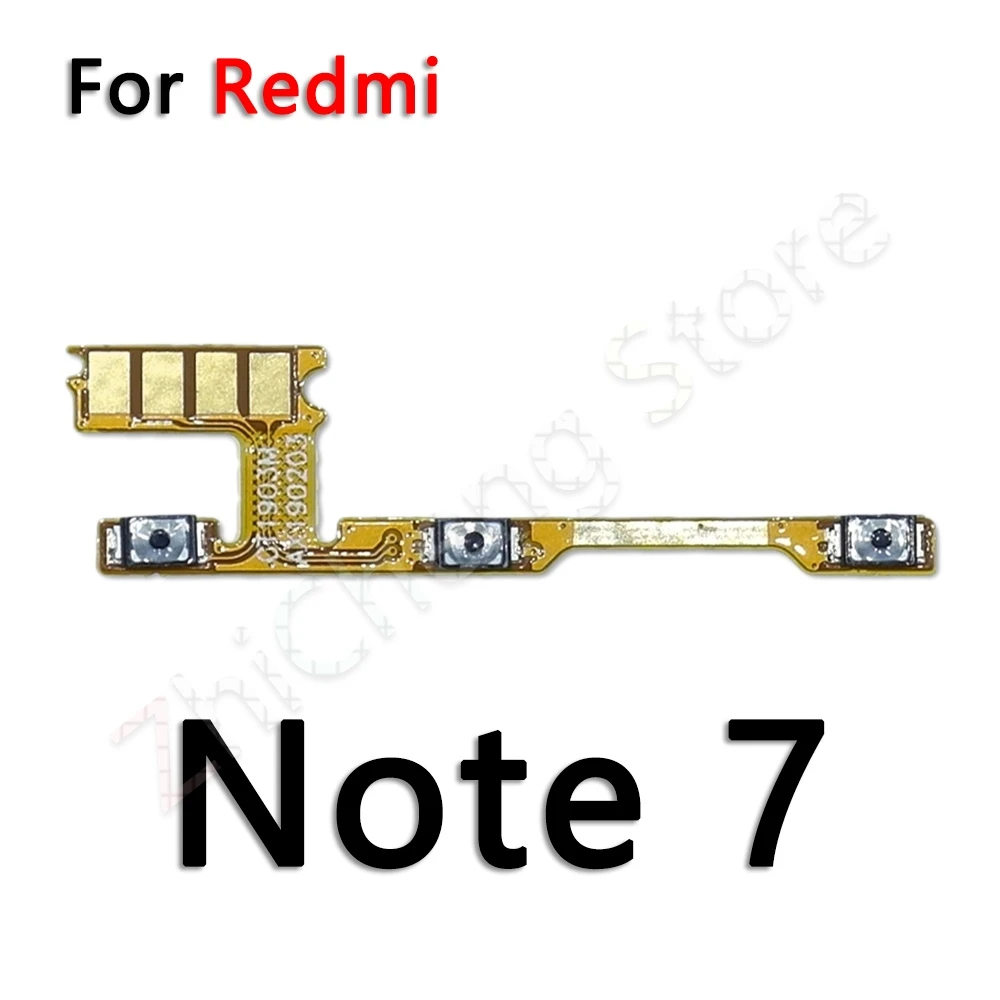 Кнопка включения/выключения питания гибкий кабель для Xiaomi Redmi Note 3 4 4x5 5A 6 6A Plus Pro