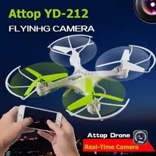 F16714 YD-212 2.4G 4CH Wifi FPV Phone RC Quadcopter Headless Drone Real Time Video Helicopter Toy RTF with 0.3MP HD Camera