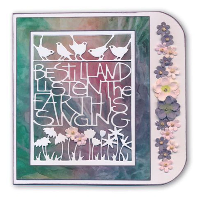 

Best Land Birds Frame Metal Cutting Dies Stencils For DIY Scrapbooking Decoration Embossing Supplier Paper Craft Die Cut 2019