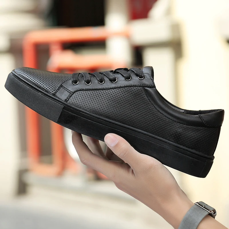 

Men Casual Shoes outdoor Lace-Up Male Adult Genuine Leather summer Autumn Quality Footwear shoes Zapatos Sapato big size 49 l5