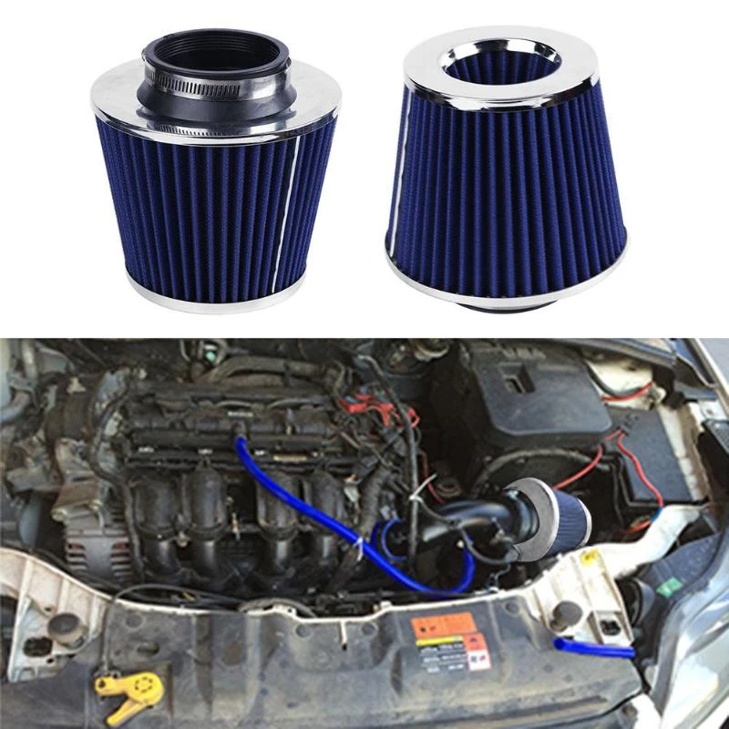 Air Filter Auto Vehicle Car Cold Air Intake Filter Cleaner Funnel Adapter 76mm Air Filter Car Cold Kits High Quality Accessory Air Intakes Aliexpress
