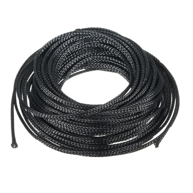 10MM x 3 Metres High Quality PET Nylon Expandable Sleeving Cable Wire Sheath