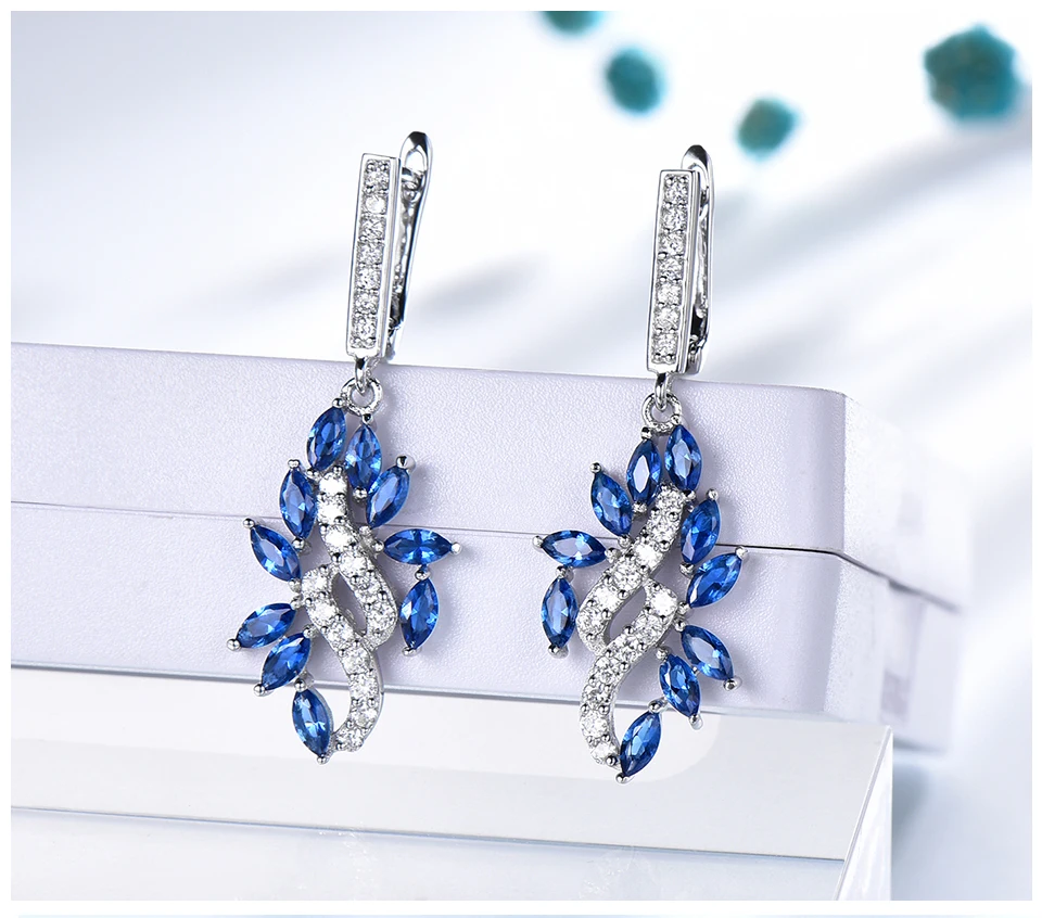 UMCHO-Sapphire--925-sterling-silver-earrings-for-women-EUJ088S-1pc (4)